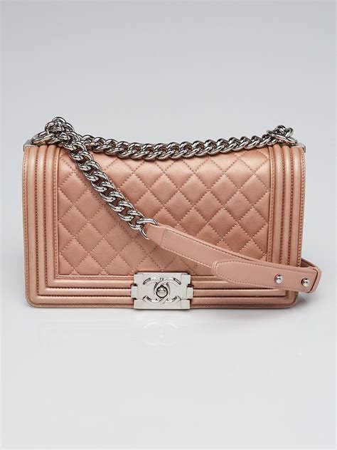 chanel strass boy bronze|Chanel 19 flap metal.